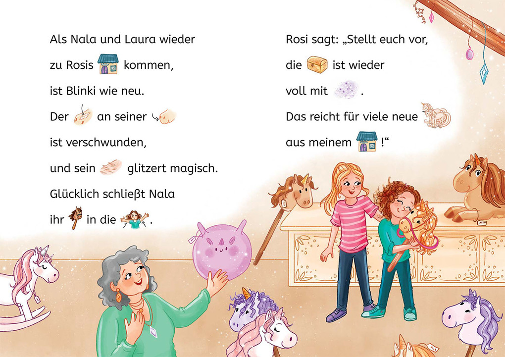 Weitere Ansicht: Sternenschweif, Bücherhelden Erstes Lesen, Das magische Steckenpferd | Carola von Kessel, Linda Chapman