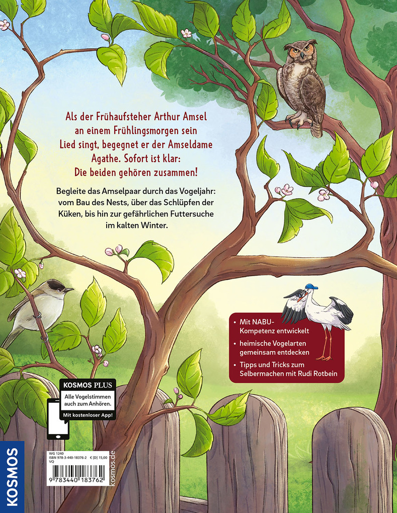 Weitere Ansicht: Arthur & Agathe Amsel - Abenteuer am Futterhaus | Nicole Jüngling