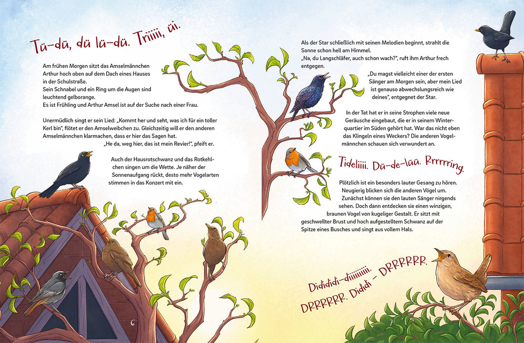 Weitere Ansicht: Arthur & Agathe Amsel - Abenteuer am Futterhaus | Nicole Jüngling