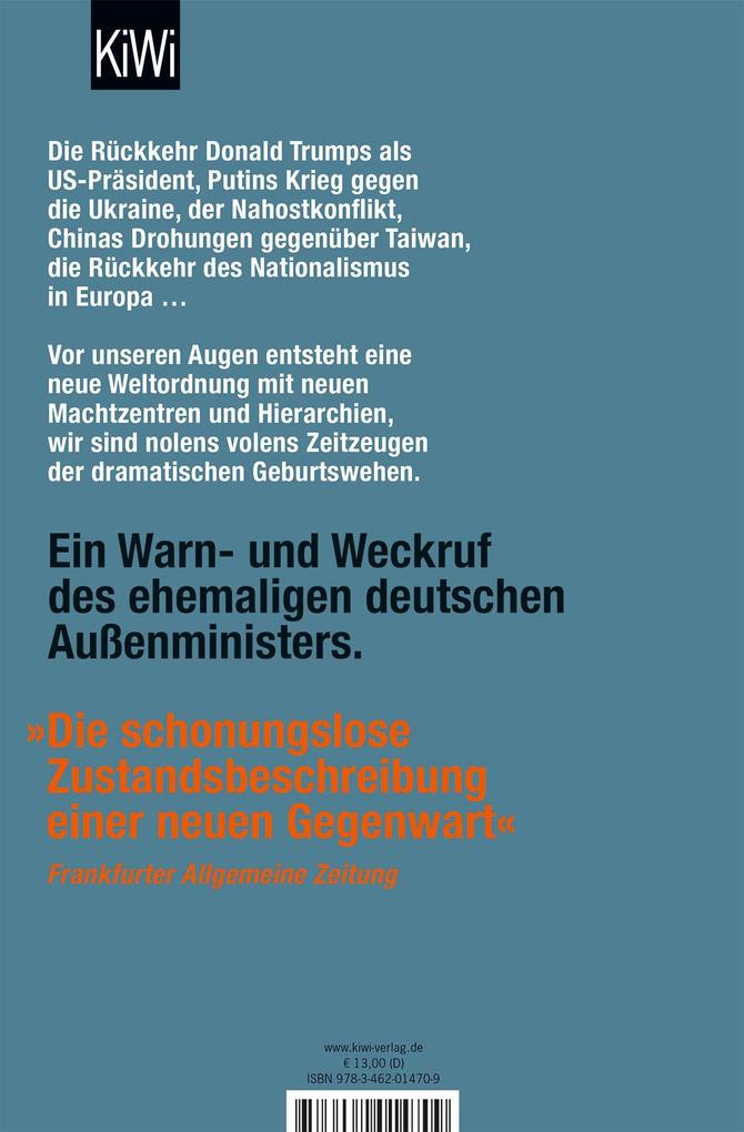 Weitere Ansicht: Die Kriege der Gegenwart und der Beginn einer neuen Weltordnung | Joschka Fischer