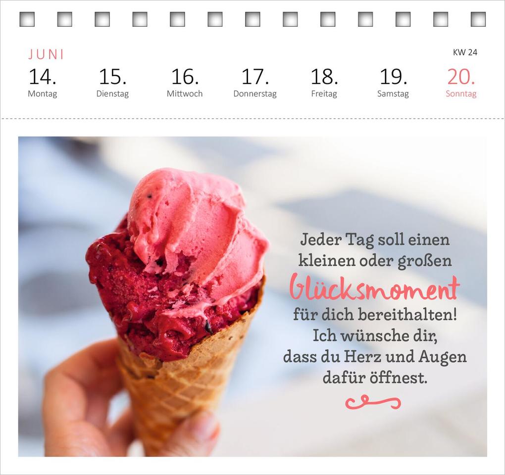 Weitere Ansicht: Postkartenkalender Ich wünsch dir was 2027