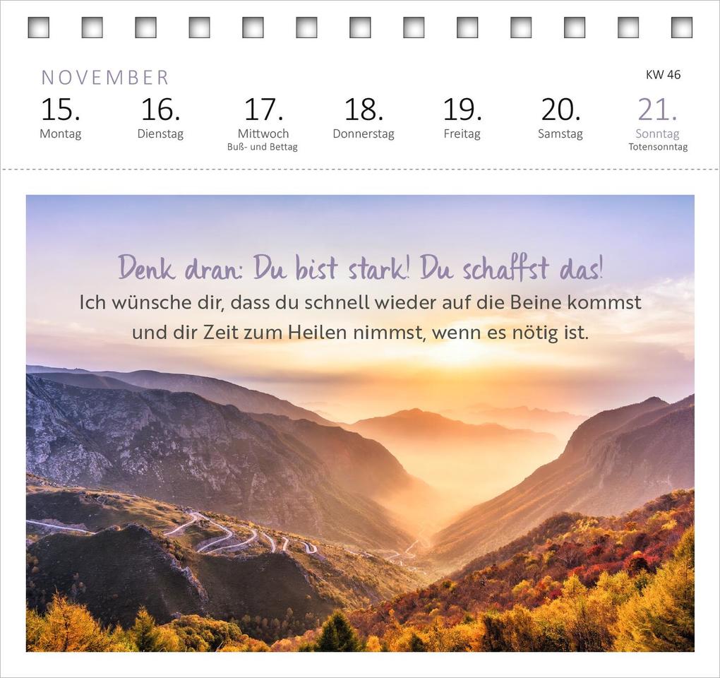 Weitere Ansicht: Postkartenkalender Ich wünsch dir was 2027