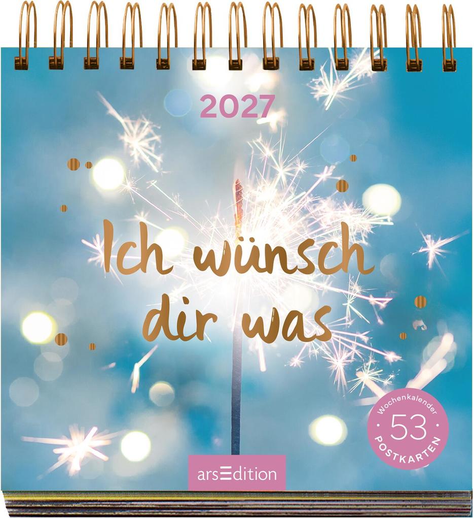 Weitere Ansicht: Postkartenkalender Ich wünsch dir was 2027