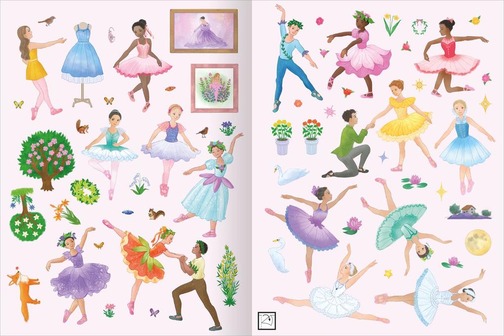 Weitere Ansicht: Mein Lieblings-Stickerbuch - Ballett