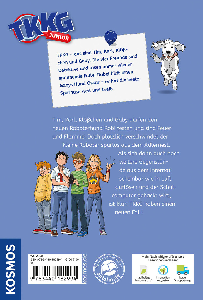 Weitere Ansicht: TKKG Junior, Der Roboterhund | Kirsten Vogel