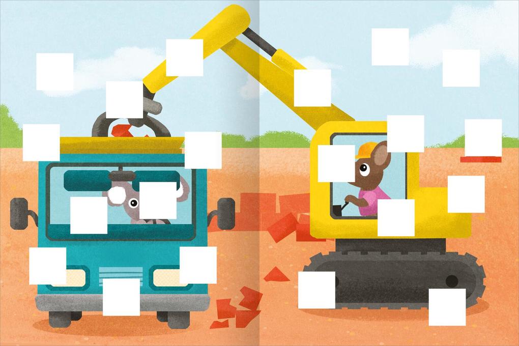 Weitere Ansicht: Meine Puzzle-Sticker - Baustelle