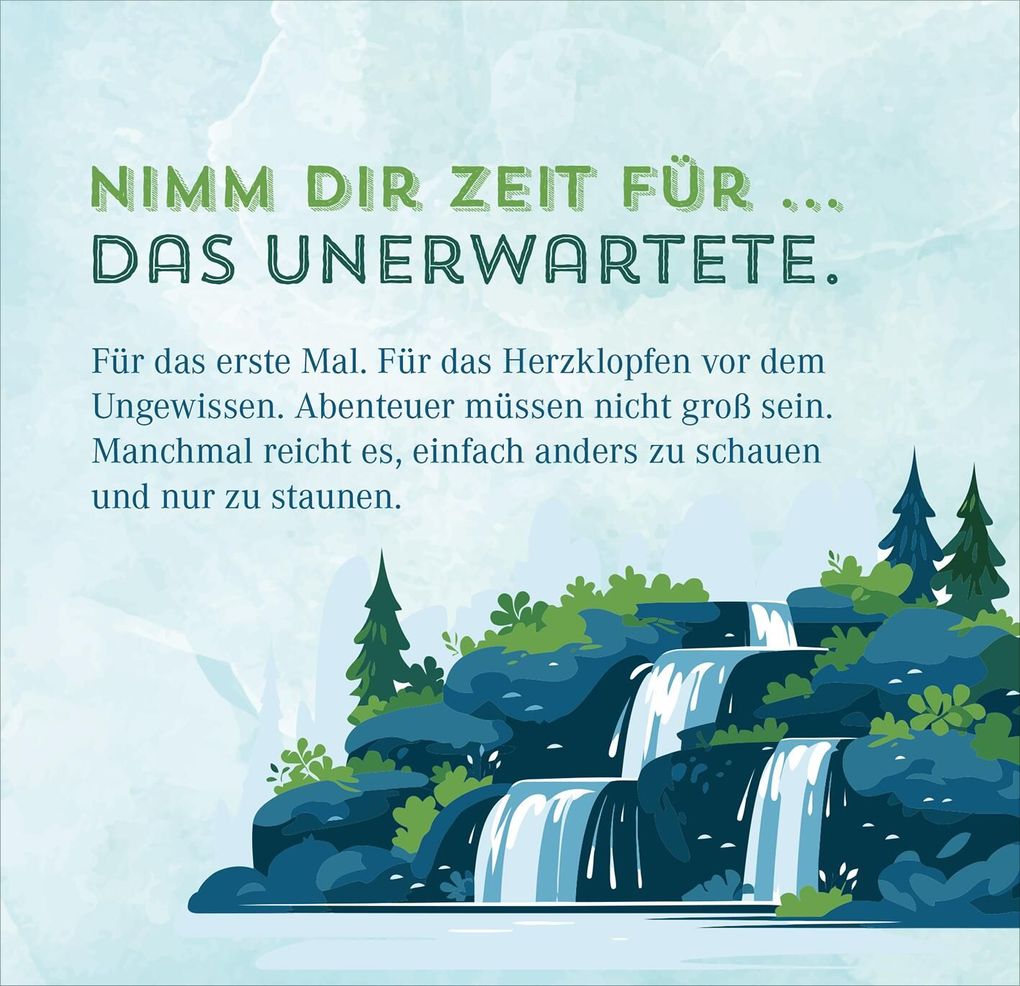Weitere Ansicht: Nimm dir Zeit für Abenteuer