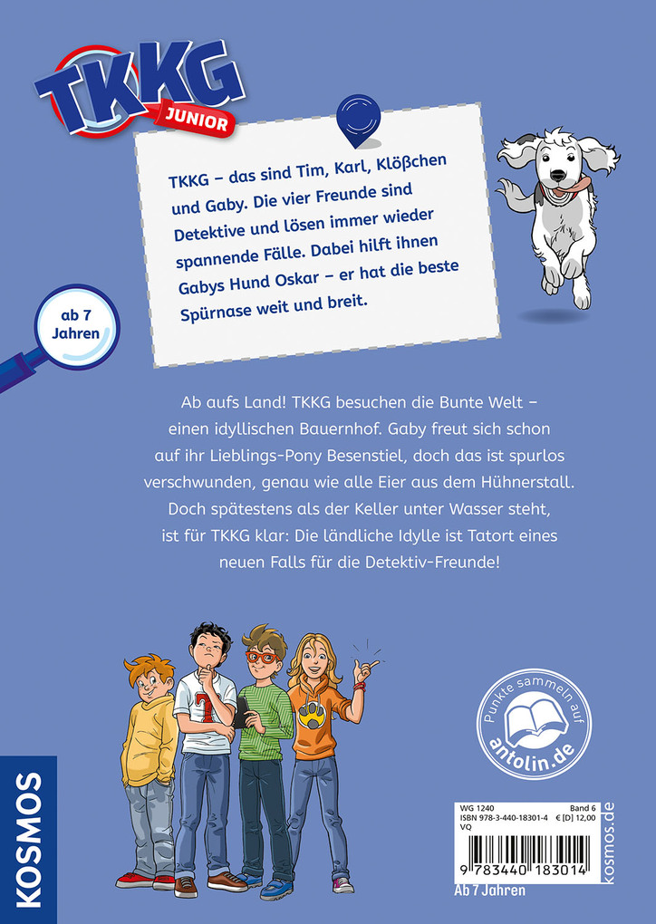 Weitere Ansicht: TKKG Junior, 6, Bauernhof in Gefahr | Kirsten Vogel