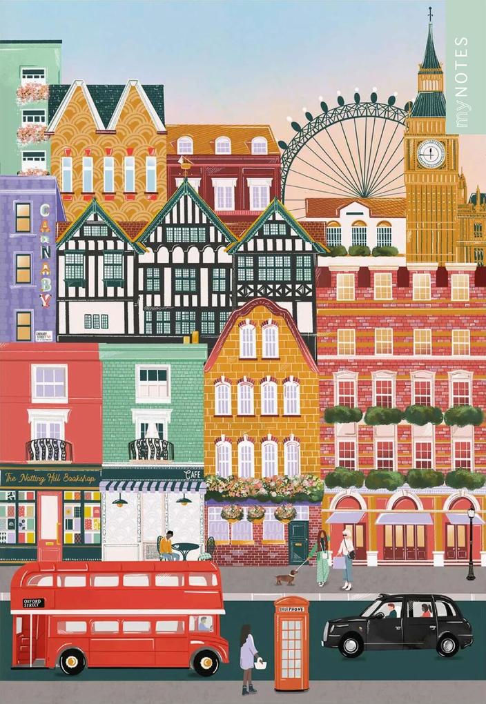 Weitere Ansicht: myNOTES Papeterie: Notizheft Simply, Katy - London