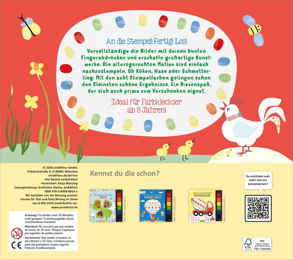 Weitere Ansicht: Meine allerersten Fingerstempel Frühling