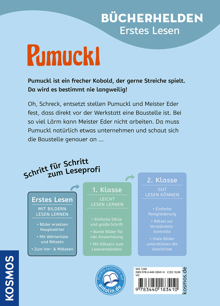 Weitere Ansicht: Pumuckl, Bücherhelden Erstes Lesen, Pumuckl auf der Baustelle | Uli Leistenschneider, Ellis Kaut