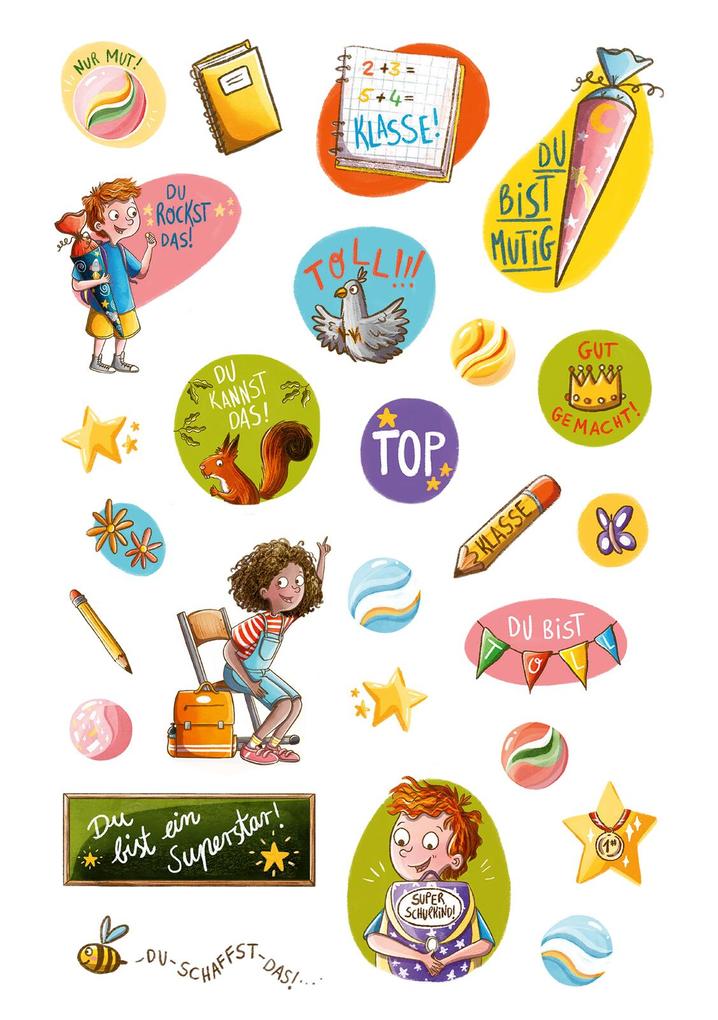 Weitere Ansicht: Mutmach-Sticker | Sarah Welk