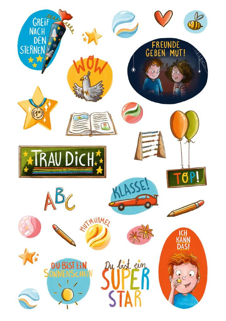 Weitere Ansicht: Mutmach-Sticker | Sarah Welk