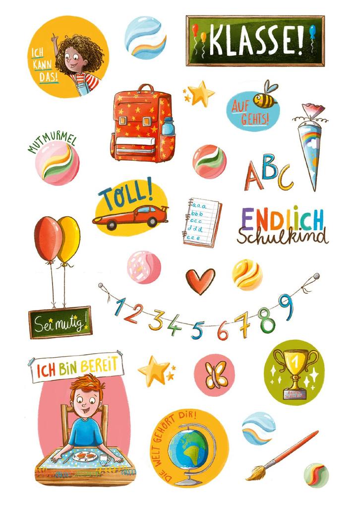 Weitere Ansicht: Mutmach-Sticker | Sarah Welk