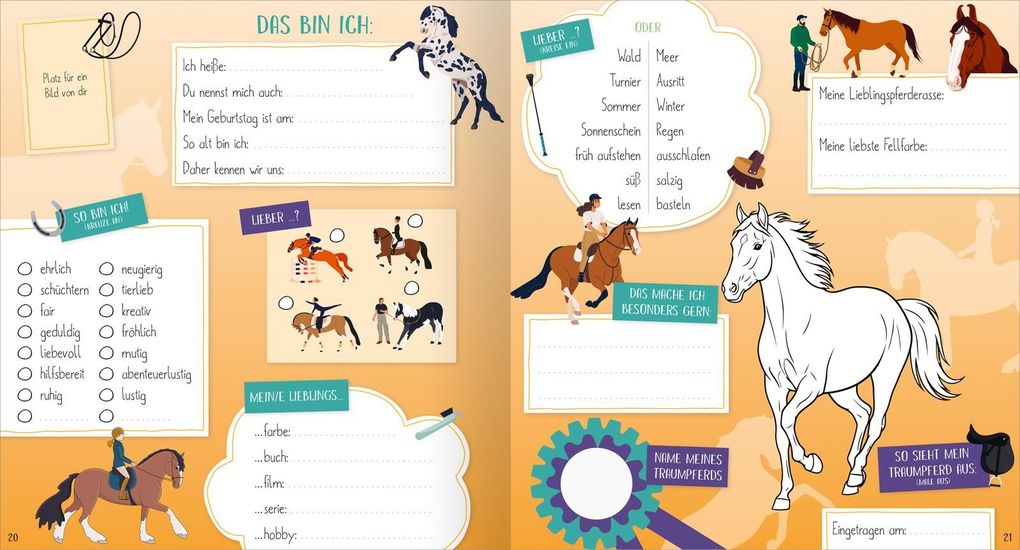 Weitere Ansicht: Meine Freunde - Pferde