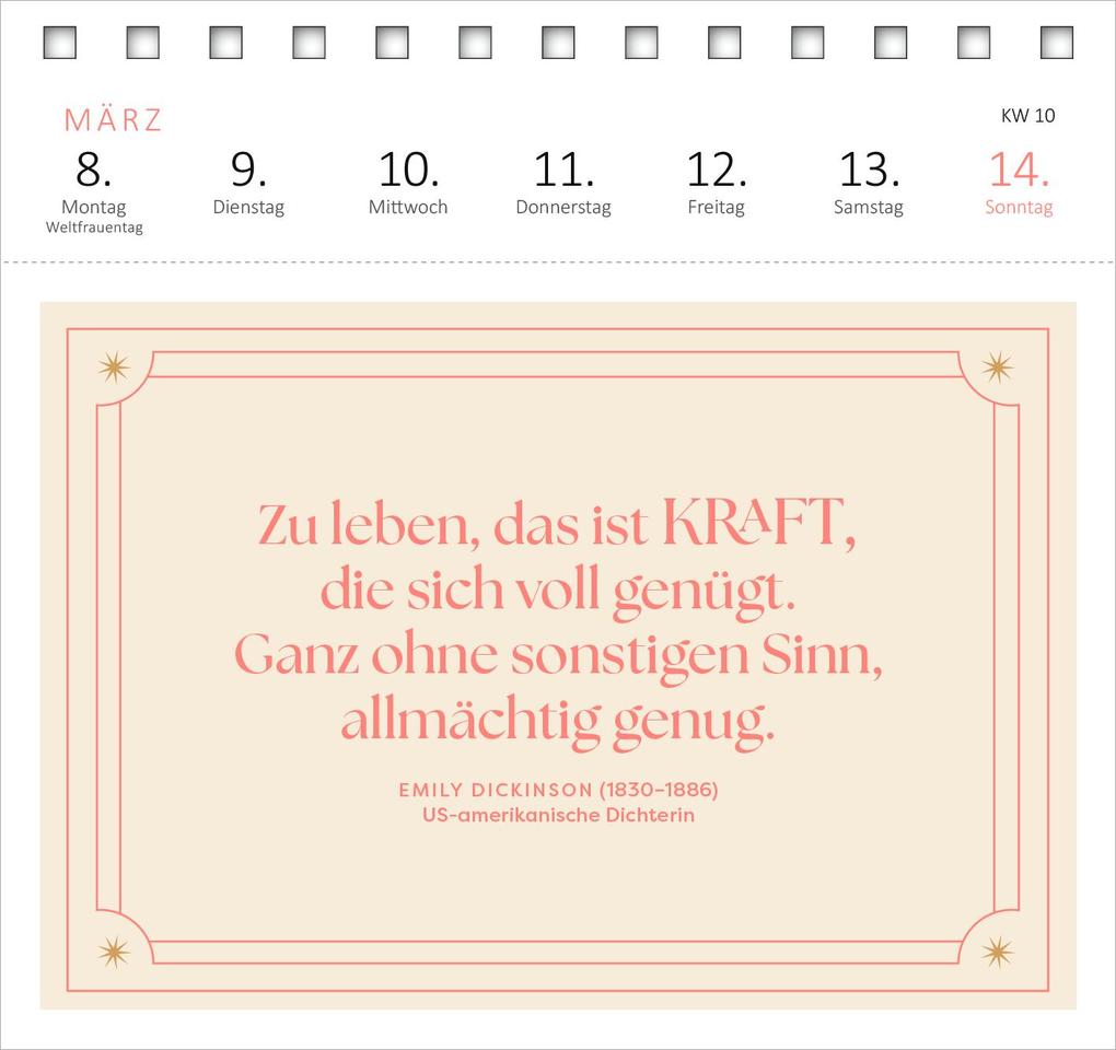 Weitere Ansicht: Postkartenkalender Der Literaturkalender 2027