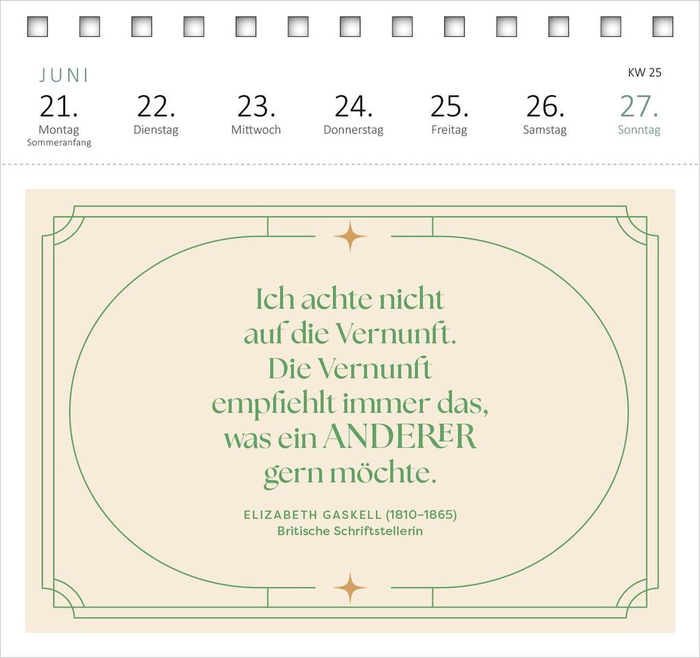 Weitere Ansicht: Postkartenkalender Der Literaturkalender 2027