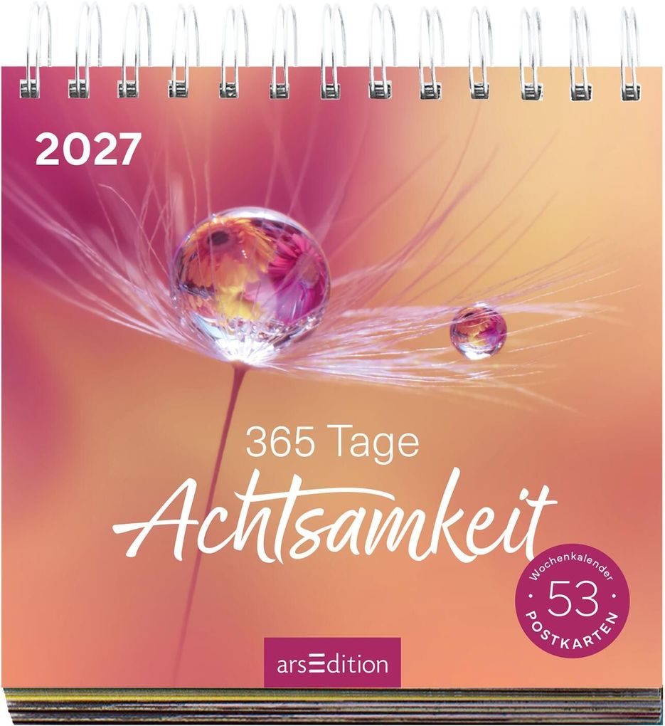 Weitere Ansicht: Postkartenkalender 365 Tage Achtsamkeit 2027