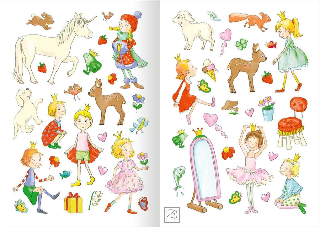 Weitere Ansicht: MINI-Stickerheft - Prinzessinnen