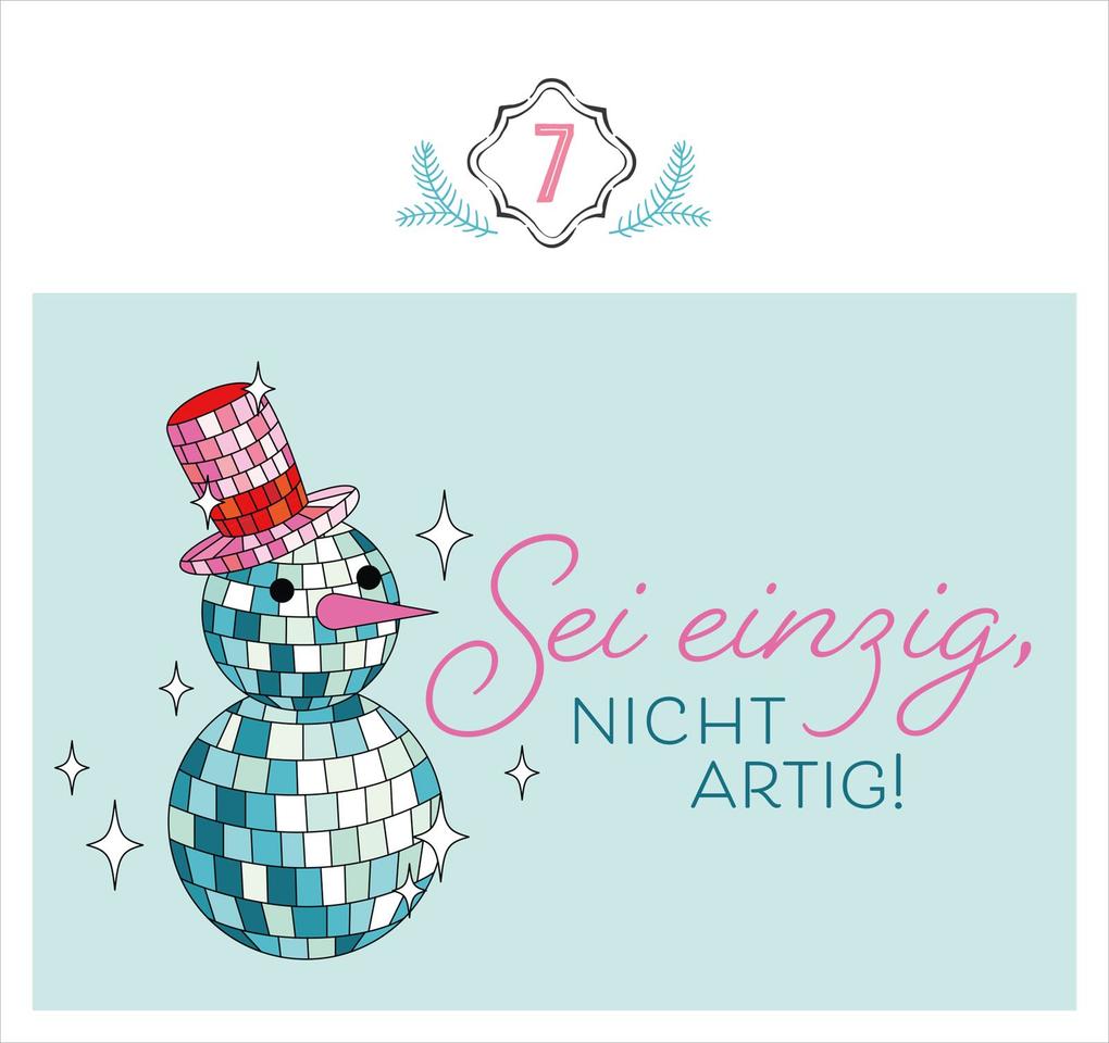 Weitere Ansicht: Postkarten-Adventskalender. Bitte lassen Sie Ihr Gebäck nicht unbeaufsichtigt!