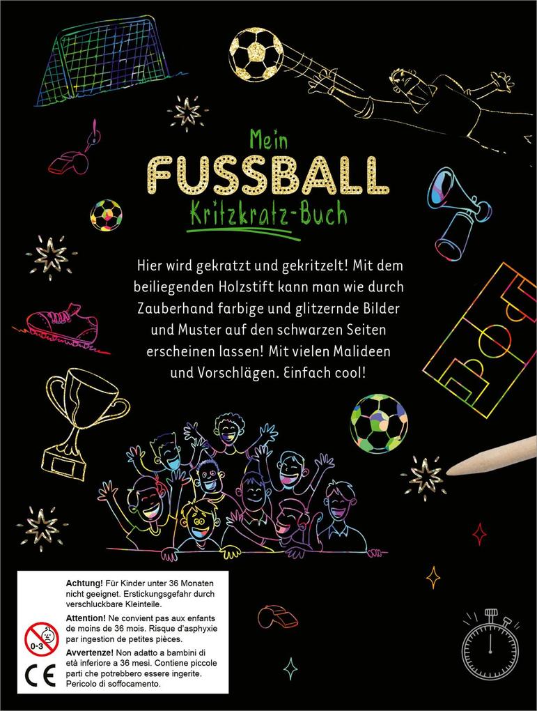 Weitere Ansicht: Mein Fußball-Kritzkratz-Buch