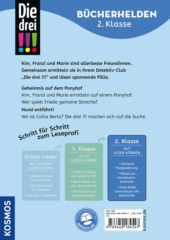 Weitere Ansicht: Die drei !!!, Bücherhelden 2. Klasse, Doppelband, Tierisch gute Spürnasen | Jule Ambach