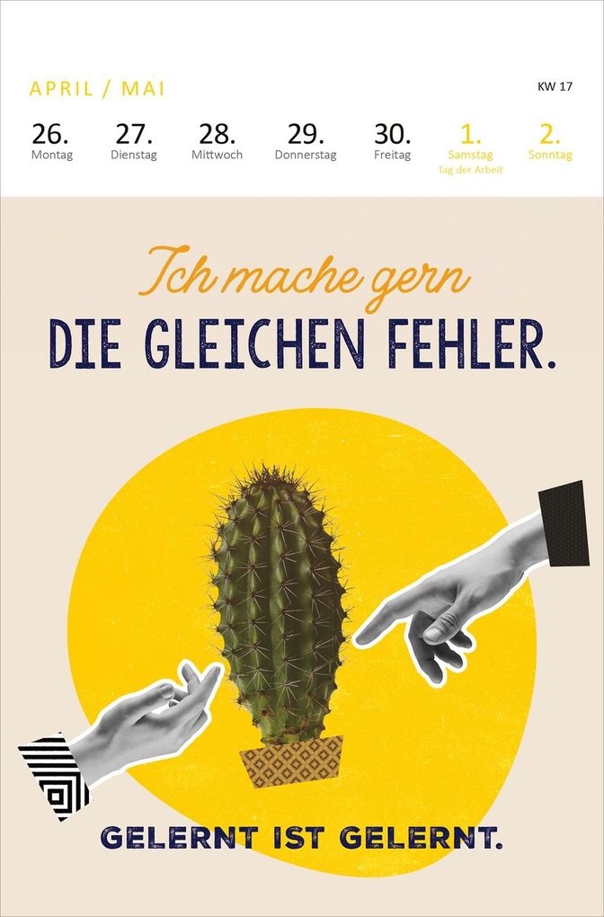 Weitere Ansicht: Wochenkalender Mir geht's nicht gut, ich glaub ich hab Montag 2027