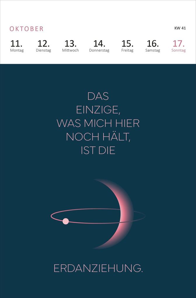 Weitere Ansicht: Wochenkalender Mir geht's nicht gut, ich glaub ich hab Montag 2027