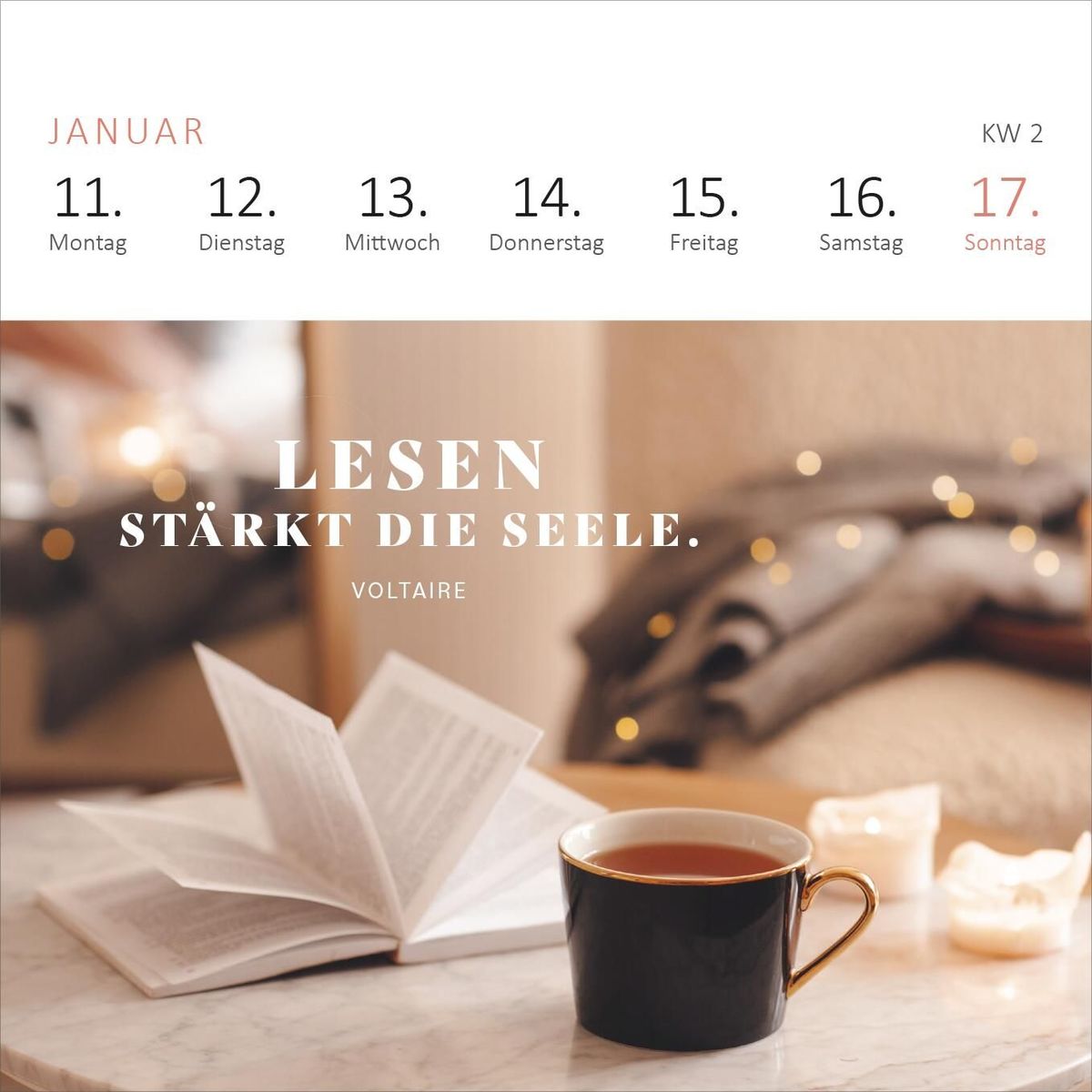 Weitere Ansicht: Mini-Wochenkalender 365 Tage Sonne im Herzen 2027