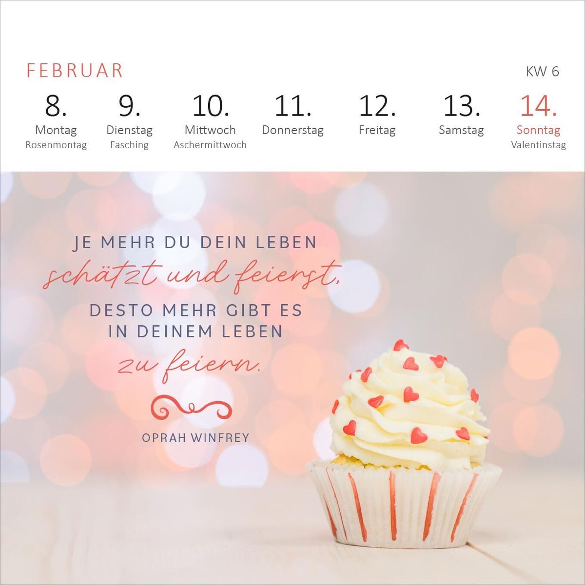 Weitere Ansicht: Mini-Wochenkalender 365 Tage Sonne im Herzen 2027