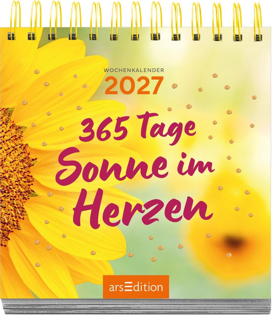 Weitere Ansicht: Mini-Wochenkalender 365 Tage Sonne im Herzen 2027
