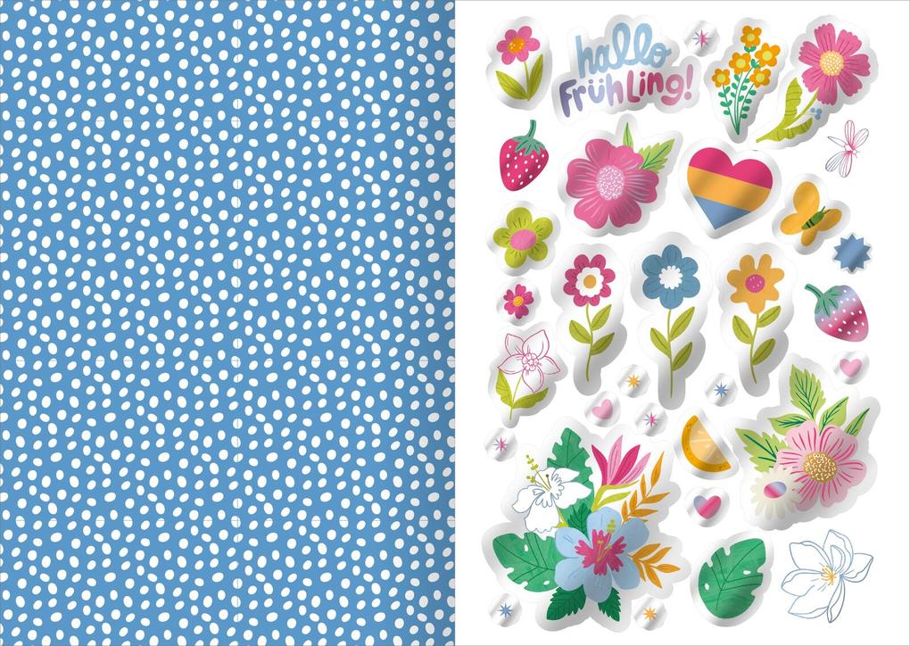 Weitere Ansicht: I Love to Bloom - Sticker-Liebe