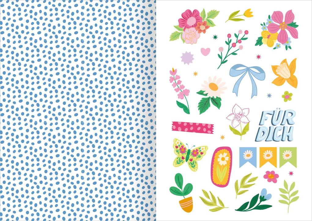 Weitere Ansicht: I Love to Bloom - Sticker-Liebe