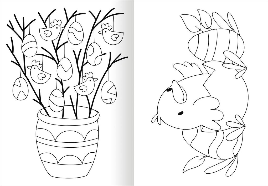 Weitere Ansicht: Ausmal-Fensterbilder Ostern