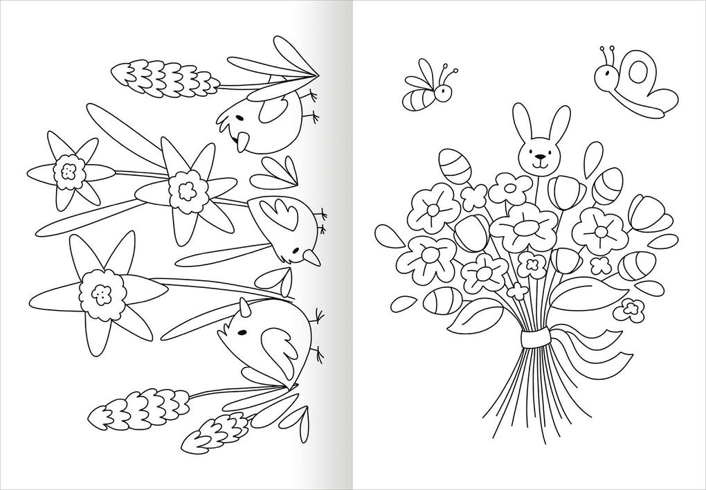 Weitere Ansicht: Ausmal-Fensterbilder Ostern