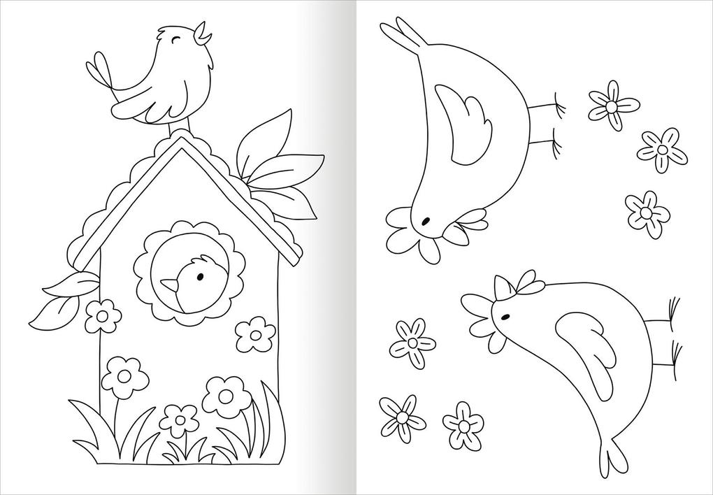 Weitere Ansicht: Ausmal-Fensterbilder Ostern