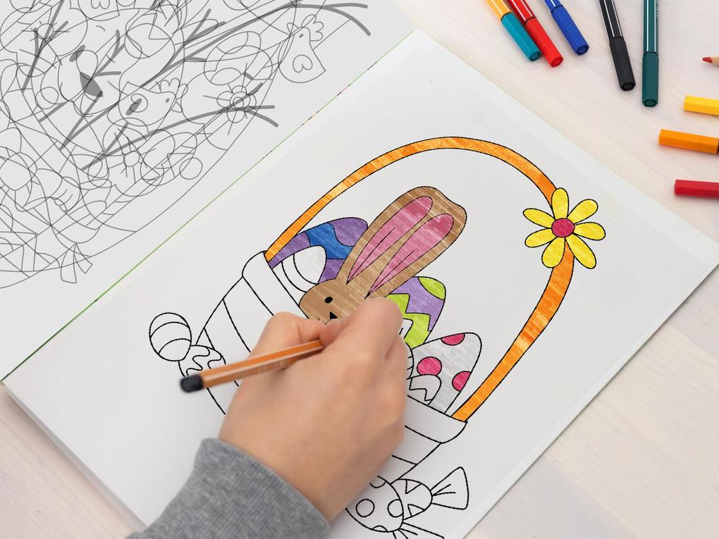 Weitere Ansicht: Ausmal-Fensterbilder Ostern