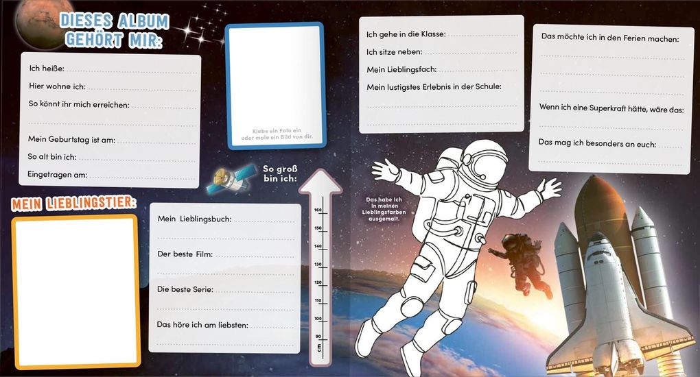 Weitere Ansicht: Meine Schulfreunde - Weltraum Astronaut