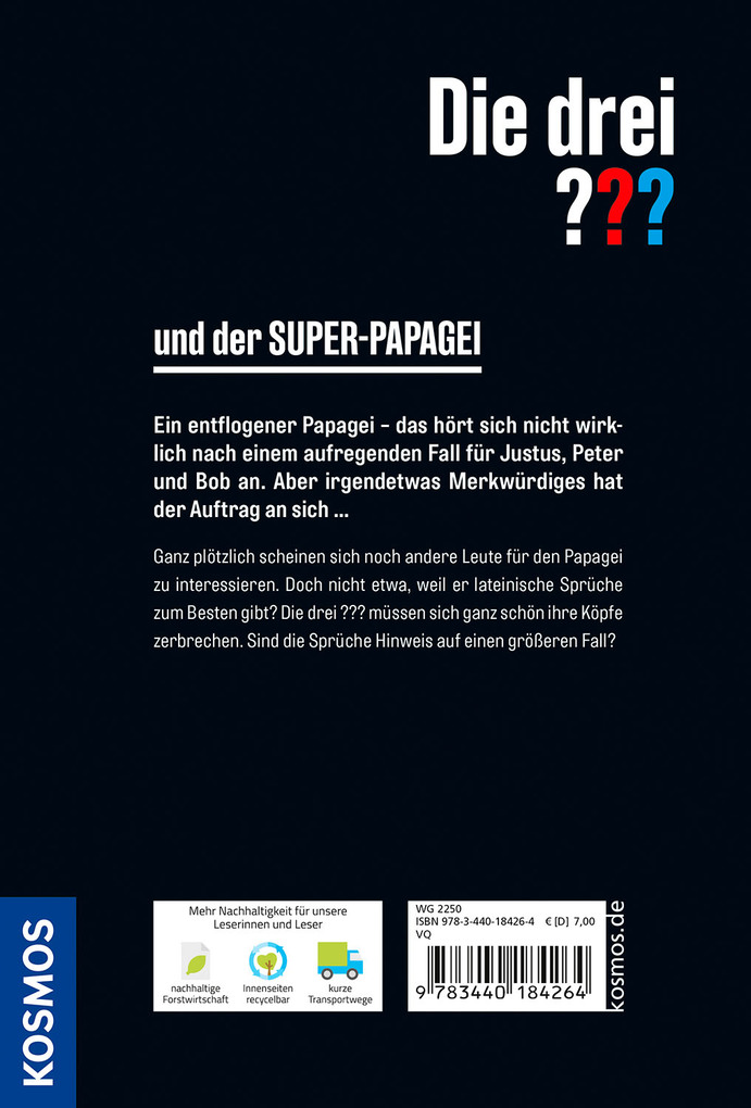 Weitere Ansicht: Die drei ??? und der Super-Papagei | Robert Arthur