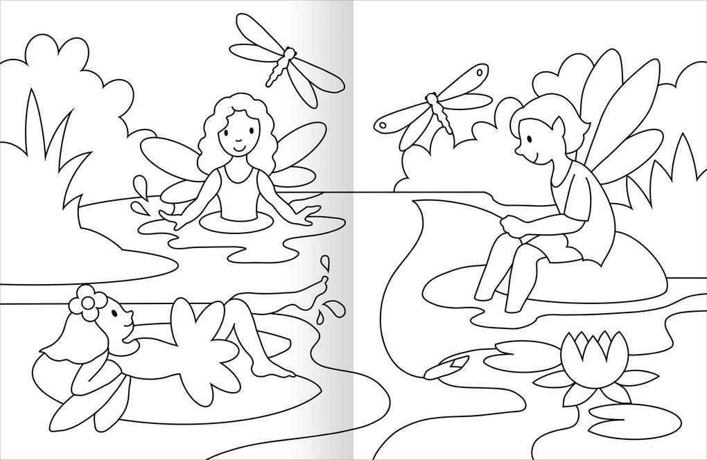 Weitere Ansicht: Malbuch Feen & Einhörner