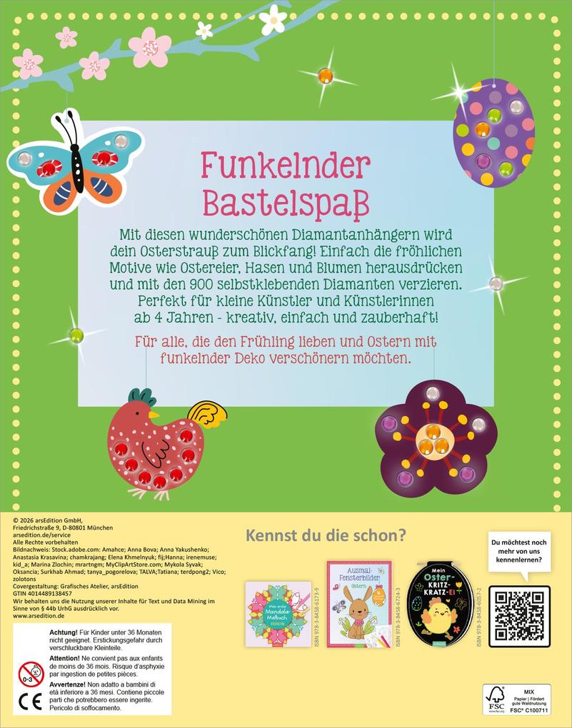 Weitere Ansicht: Diamant-Oster-Anhänger