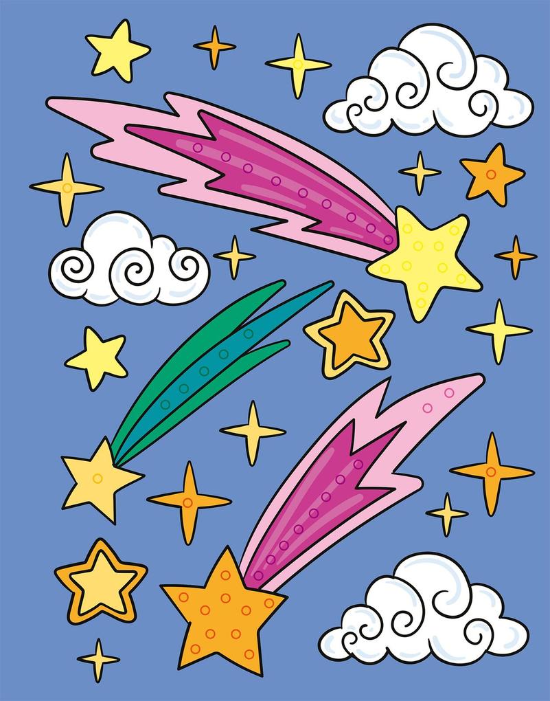 Weitere Ansicht: Mein Diamant-Stickerheft - Weltall