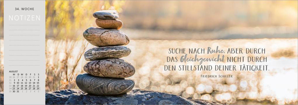 Weitere Ansicht: Tischkalender Einatmen. Ausatmen. Lächeln. 2027