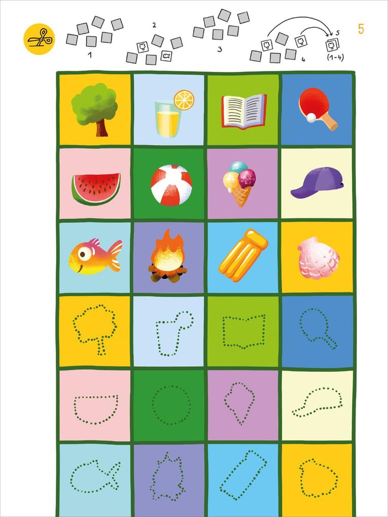 Weitere Ansicht: Mein erstes Sticker-Bastelheft - Ferien