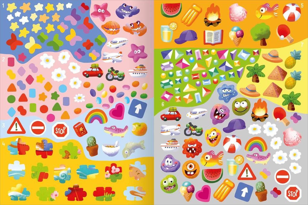 Weitere Ansicht: Mein erstes Sticker-Bastelheft - Ferien