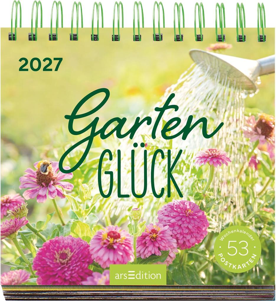 Weitere Ansicht: Postkartenkalender Gartenglück 2027