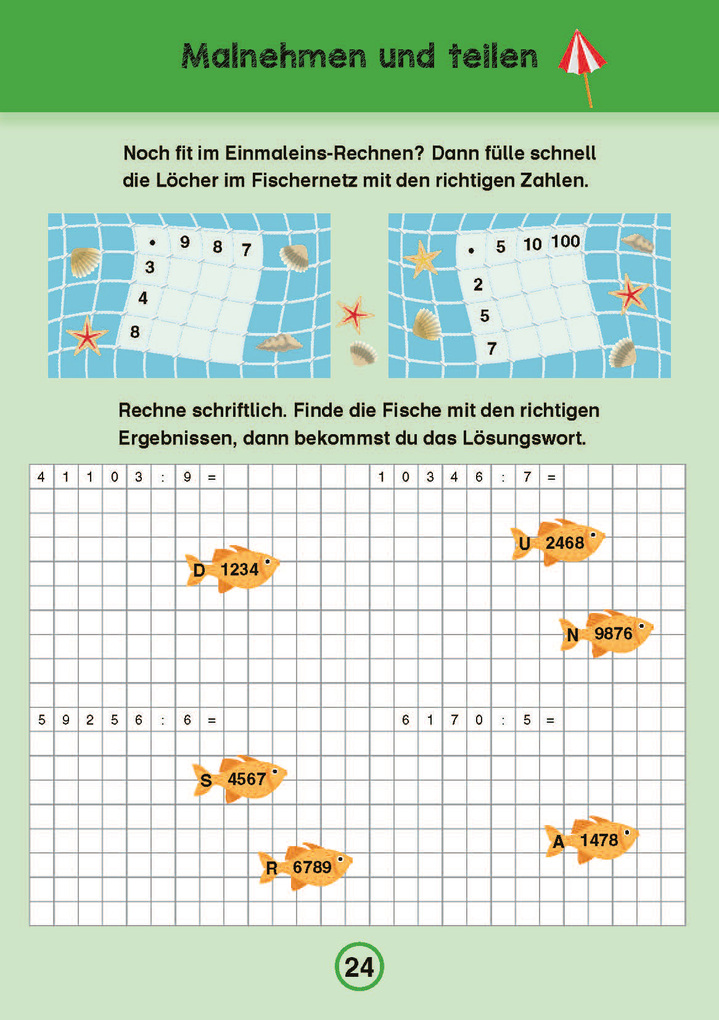 Weitere Ansicht: Mein Ferienblock - 4. Klasse | Tanja von Ehrenstein