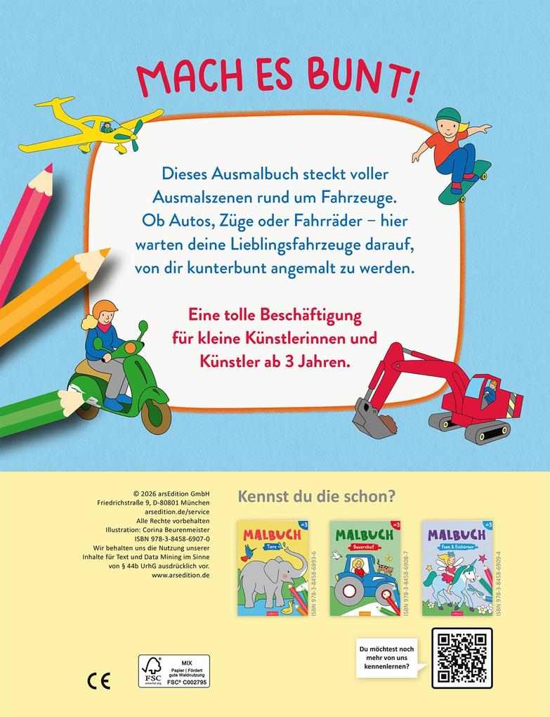 Weitere Ansicht: Malbuch Fahrzeuge