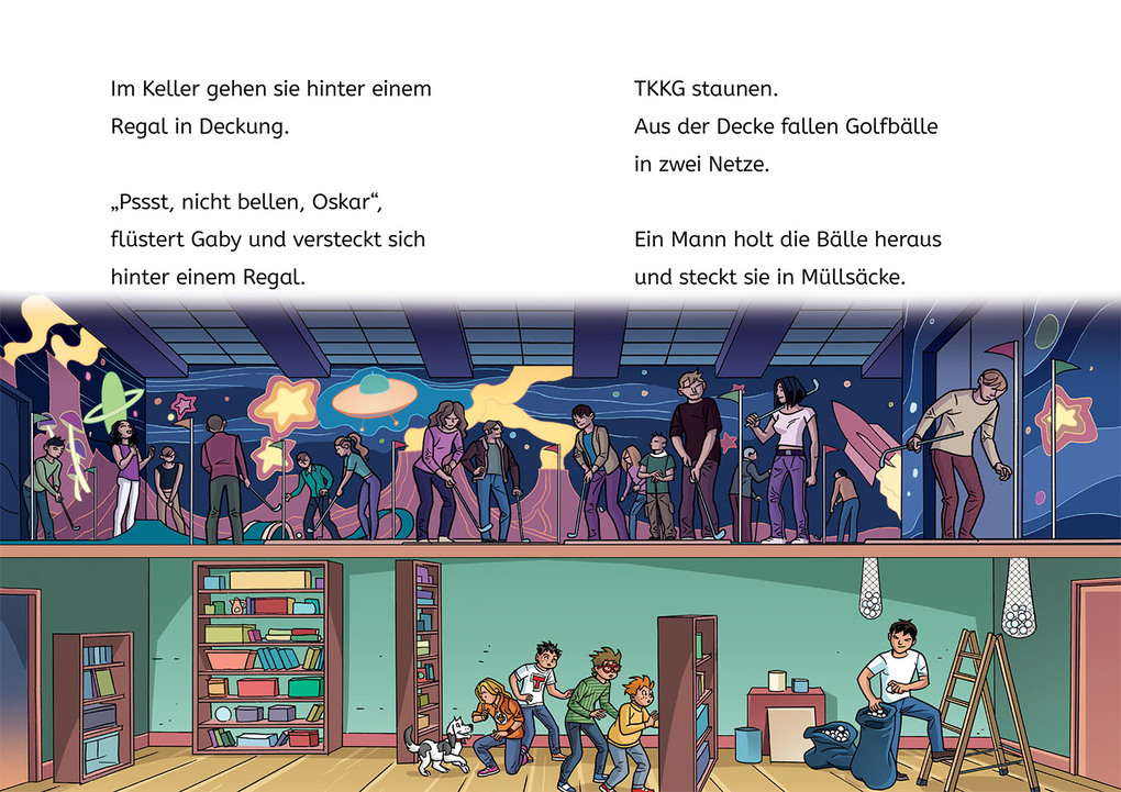 Weitere Ansicht: TKKG Junior, Bücherhelden 1. Klasse, Die Minigolf-Mission | Kirsten Vogel