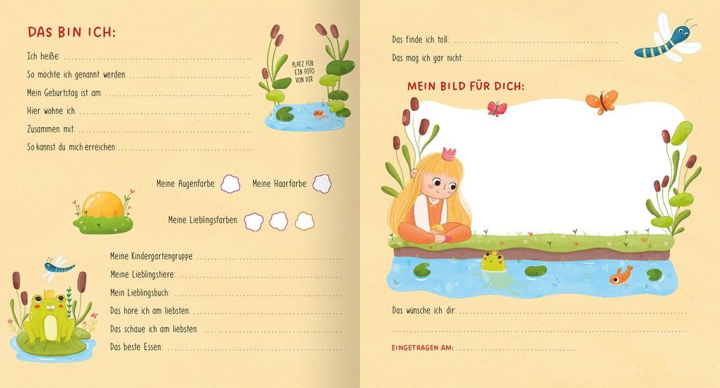Weitere Ansicht: Meine Kindergartenfreunde - Einhorn und Prinzessin